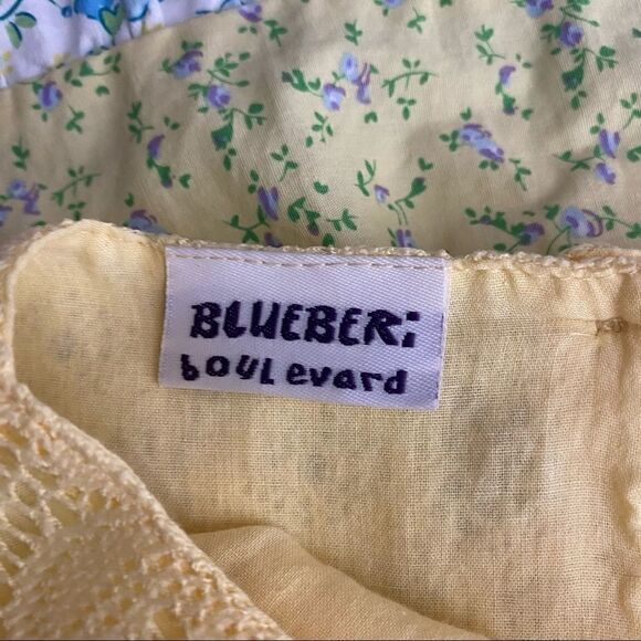 Blueberi Boulevard Short Sleeve Yellow Dress - Picture 5 of 7